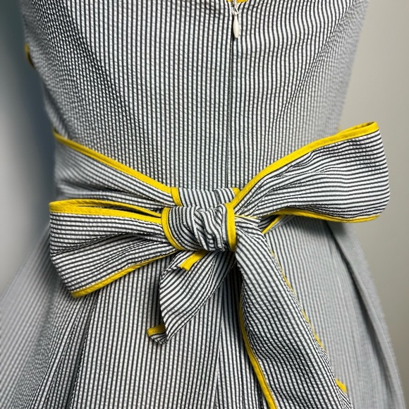 Jessica H. Seersucker striped dress size 8 - Picture 5 of 7